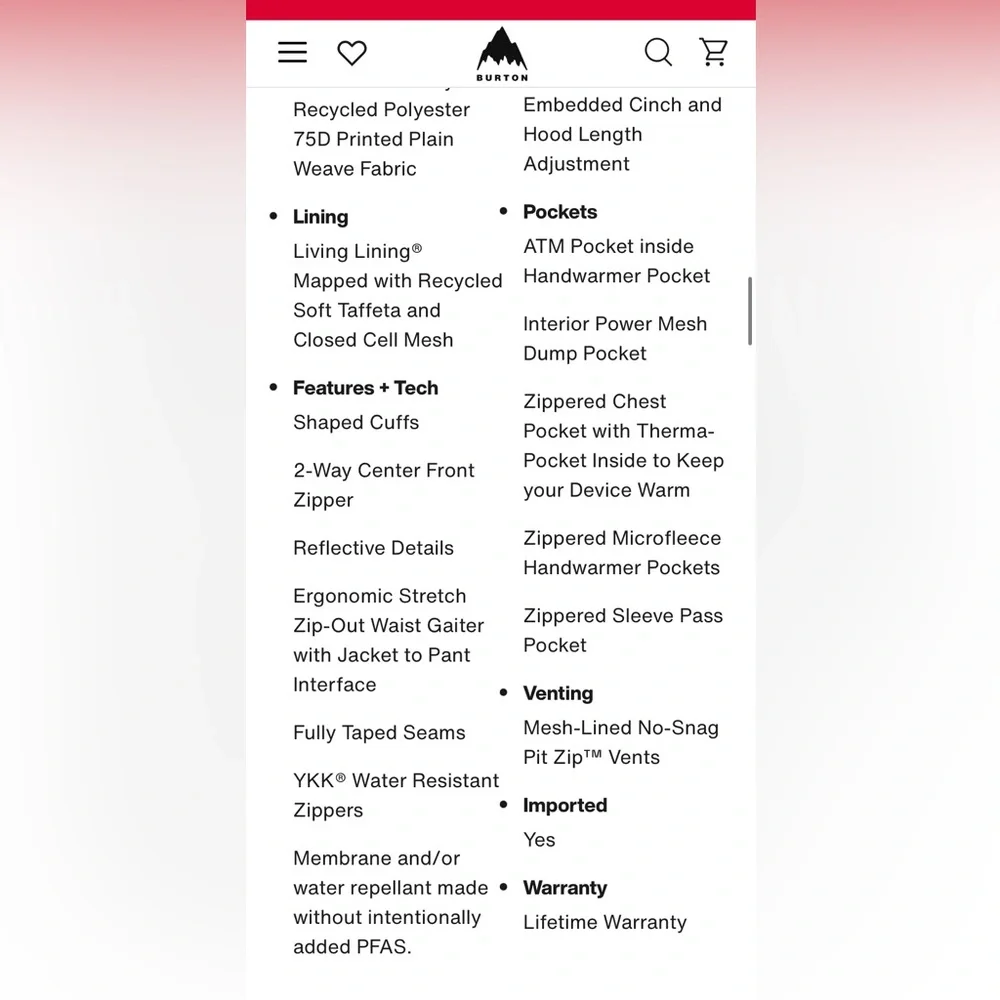 Women's Burton [ak]® Upshift GORE-TEX 2L Jacket in Powder Mint - Picture 16 of 16